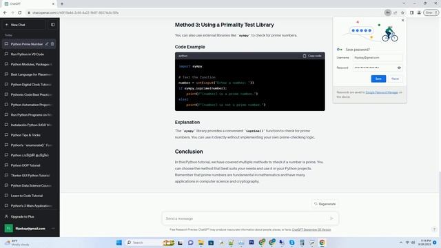 Python Tutorial for Beginners Prime Number in Python смотреть онлайн