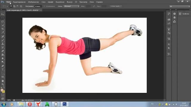 Марионеточная Деформация в Adobe Photoshop CS6 смотреть онлайн