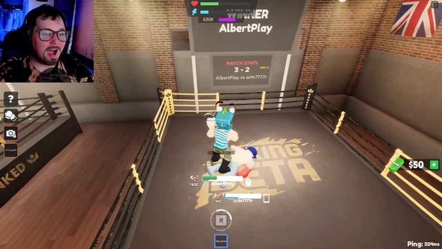 СИМУЛЯТОР БОКСА В РОБЛОКС Roblox Boxing | Альбертус смотреть онлайн