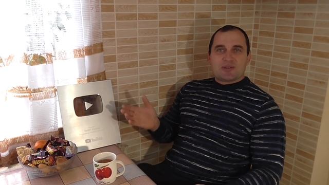Серебряная кнопка youtube! Пришла награда!!! смотреть онлайн