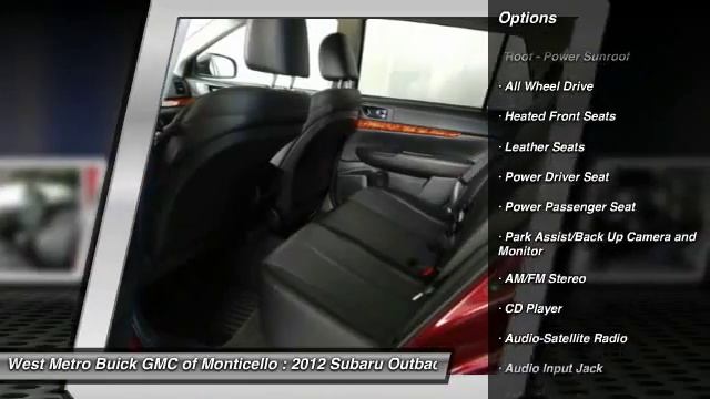 2012 Subaru Outback Minneapolis St. Cloud & Monticello MN B15-72A-1A смотреть онлайн