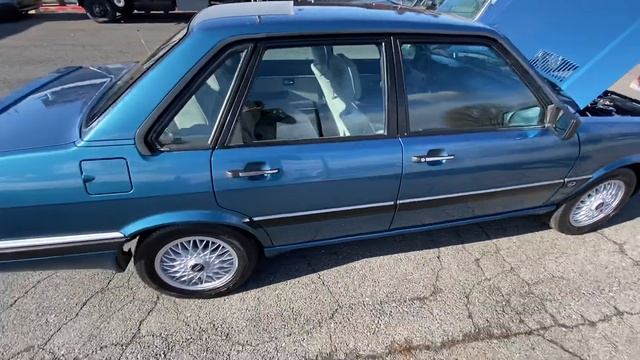 1986 Audi 4000cs Quattro cold start смотреть онлайн