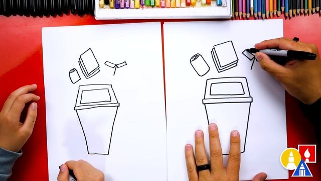 How To Draw Recycling For Earth Day смотреть онлайн