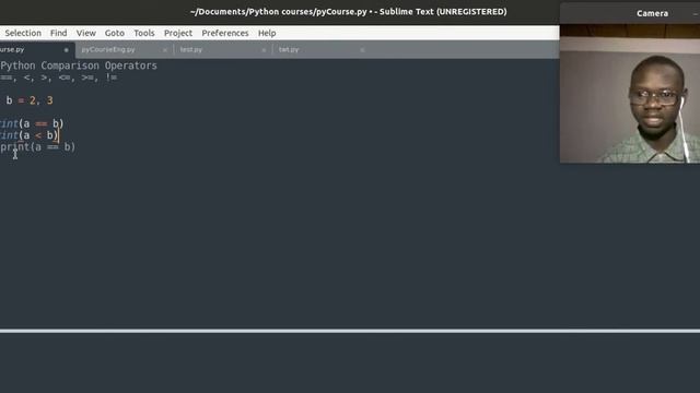 Karatu na 18 Comparison Operators in Python смотреть онлайн