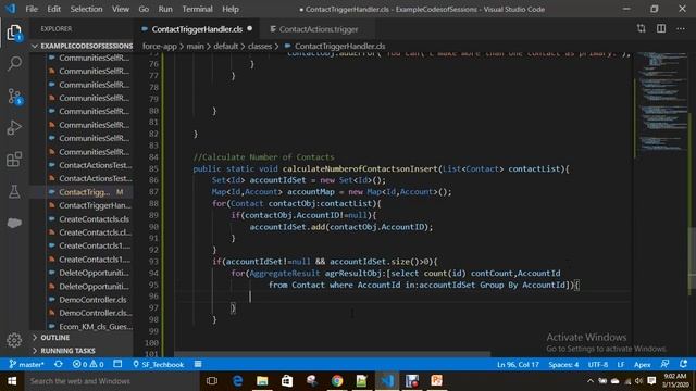 Apex Trigger (Rollup Summary with Apex Trigger) смотреть онлайн