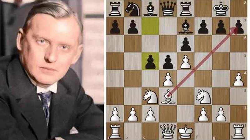 Александр Алехин ЖЕРТВУЕТ чемпиону Исландии слона и ладью! Шахматы.