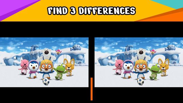Find The Difference #6 (Pororo) - Game Fun Kids