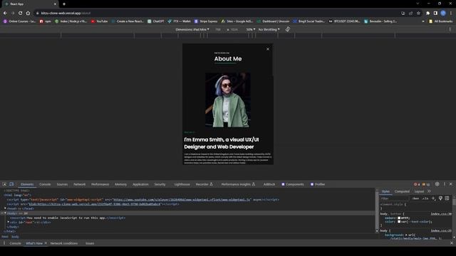 Mastering React: Building a Stunning, Responsive Website with Page Transitions смотреть онлайн