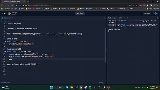Purge Command [Discord.py] смотреть онлайн