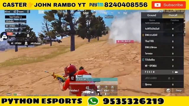 BGMI TOURNAMENT LIVE ! T1/T2/T3 PLAYERS ! ORG. BY?PYTHON ESPORTS ! CASTER?JOHN RAMBO YT смотреть онлайн