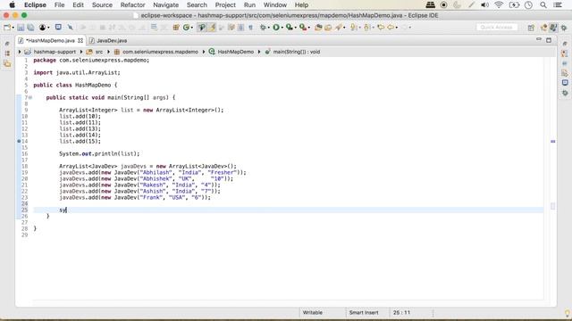 [ECLIPSE] Debug Collections effectively | Show logical structure | HashMap | ArrayList смотреть онлайн