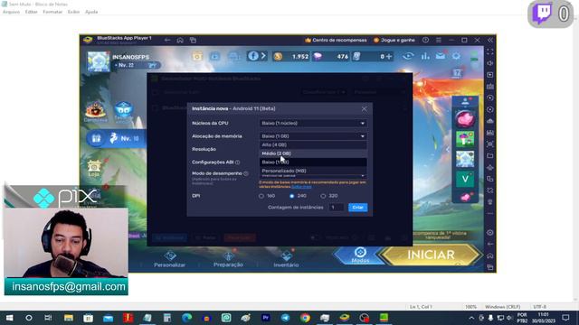 JOGAR COM + FPS NO BLUESTACKS - HONOR OF KINGS (Bluestacks/Android/IOS) смотреть онлайн
