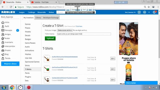 Tutorial ¨Para T.shirt ROBLOX (Guest) смотреть онлайн
