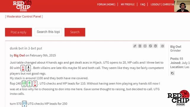 AA Faces A Bet On A Connected Board | Red Chip Poker смотреть онлайн