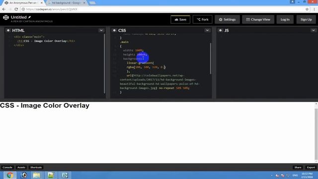 CSS Image Background Overlay Color - Quick Tutorial About CSS3 смотреть онлайн