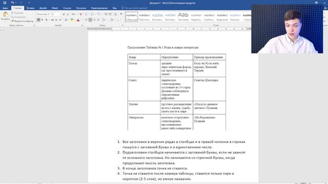 Как оформить таблицы в дипломной работе смотреть онлайн