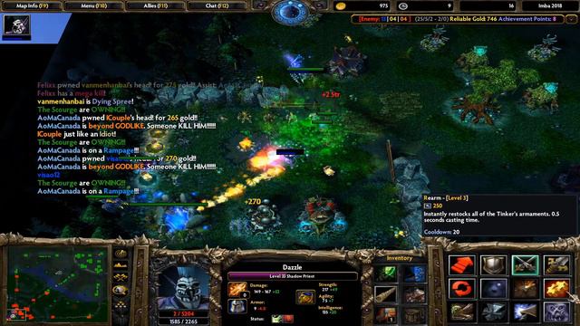 Warcraft III Dota Imba Legend 2018 - AoMaCanada. смотреть онлайн
