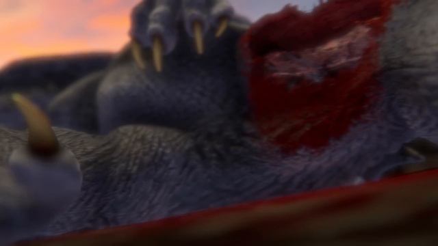 Godzilla vs. Axor -- Kaiju Fight Fan Animation смотреть онлайн