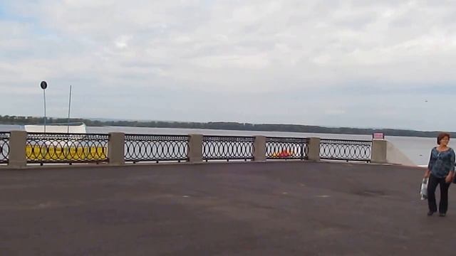 Набережная реки Волга в районе Некрасовского спуска (Самара)