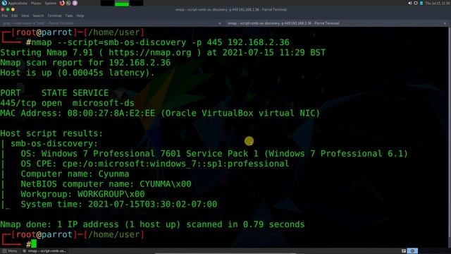 SMB Enumeration - Metasploit & Nmap - Enumeration | [ தமிழில் ] смотреть онлайн