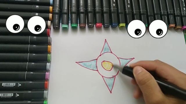 как можно нарисовать одну глаз Drawing for children one glses смотреть онлайн