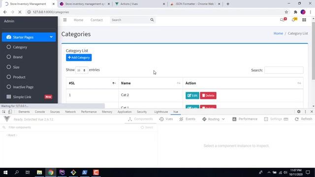 #13 Store inventory management system | Laravel 8 | Get All Categories By Vuex - Part 2 смотреть онлайн