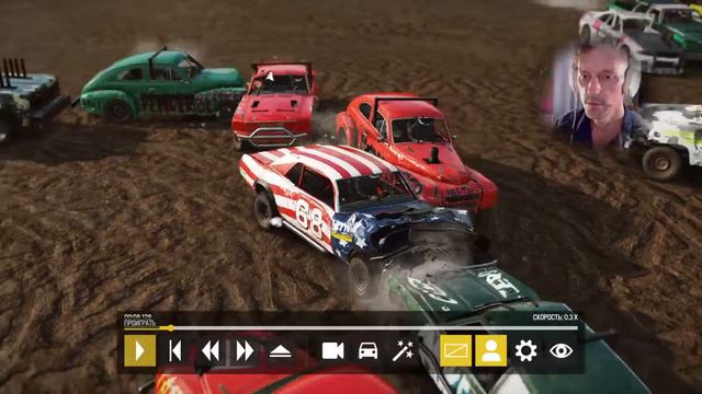 Wreckfest - Лучшая гонка на PS4 Pro - Стрим игры из подписки PS Plus EXTRA смотреть онлайн