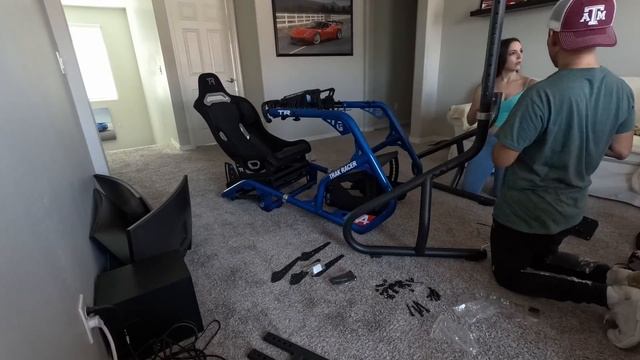 Trak Racer TRX Sim Racing Rig and Full Setup Review!! смотреть онлайн