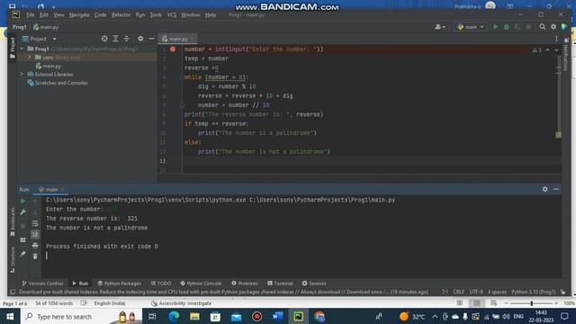 1 b python program to check whether a given number is palindrome or not and count the number of occ смотреть онлайн