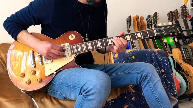 Gibson Les Paul 1959 60th anniversary Royal Teaburst with iridium смотреть онлайн
