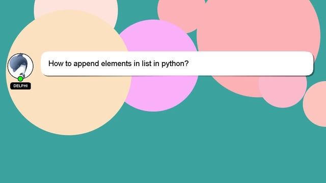 How to append elements in list in python? смотреть онлайн