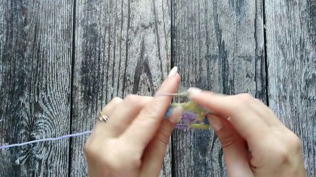 Узор крючком: косынка от угла крючком. Shawl crochet pattern. смотреть онлайн