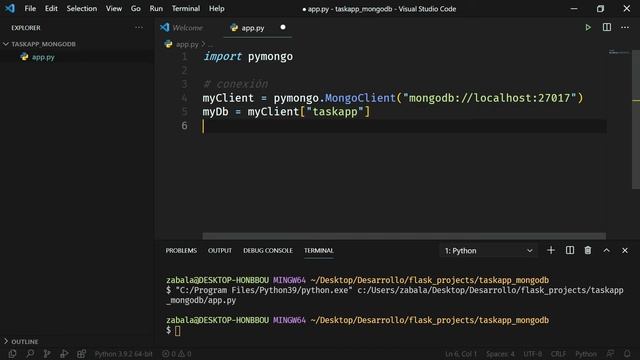 17 - Flask - Conexión a MongoDB e inserción de datos смотреть онлайн