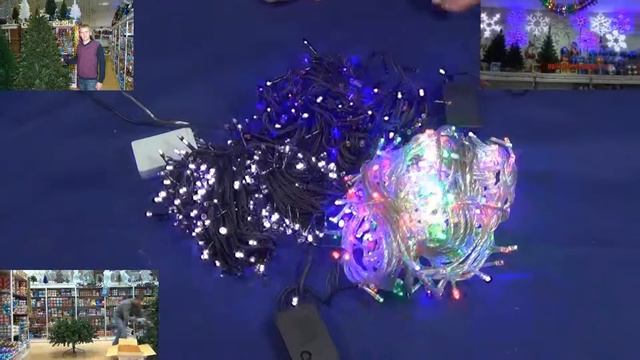 Электрогирлянда 500 диодов 32м LN 500L смотреть онлайн