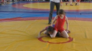 Девочки 37 кг.  Респ. турнир по вольной борьбе памяти В.Н. Кочкова. 26.03.2016. г. Ядрин.