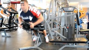 Экстензия с блином | Наклоны для спины.