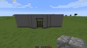 Как построить замок в майнкрафте, с механическими воротами