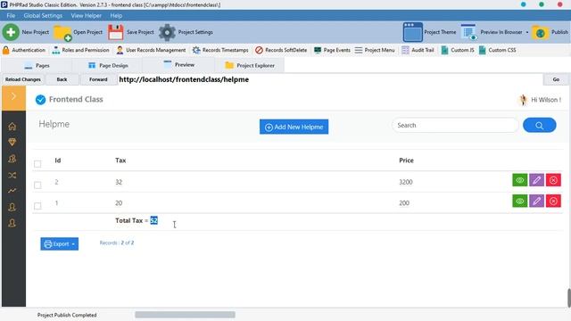 PHPRad Basic Tutorial #06 Calculations (Fields and columns calculation ) смотреть онлайн