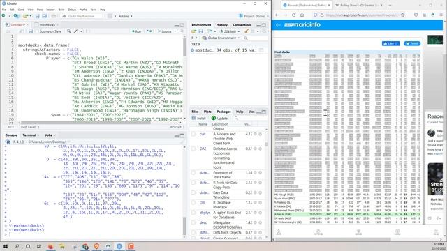 How to copy website table data to R with the datapasta package смотреть онлайн