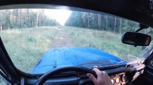 За рулем УАЗ 31514 от первого лица