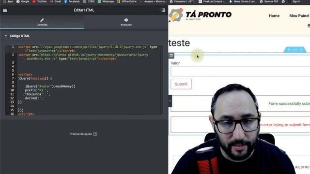 Mask Money: Como colocar máscara de moeda em R$ em formulários no WordPress com Jquery смотреть онлайн