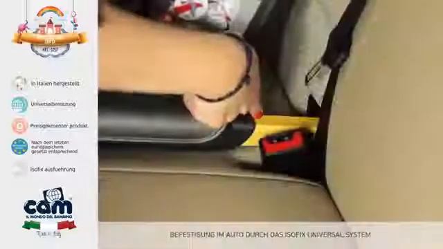 CAM VIAGGIOSICURO ISOFIX Deutsch