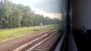 поездка на электропоезде эр9м (566) Ст. Жабинка-Ст.Брест Восточный //маршрут Барановичи-Брест//