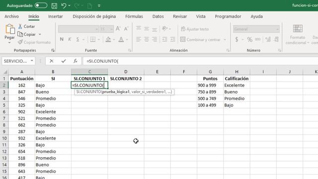 La función SI.CONJUNTO en Excel смотреть онлайн