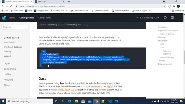 How to use Bootstrap in React js in telugu - 42 - ReactJs in Telugu смотреть онлайн