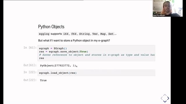 egglog: E-Graphs in Python смотреть онлайн