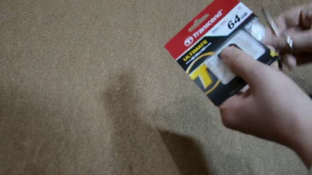 Анбоксинг - Transcend SDXC Карта памяти 64Gb смотреть онлайн