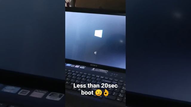 Sony Vaio less than 20sec boot time смотреть онлайн