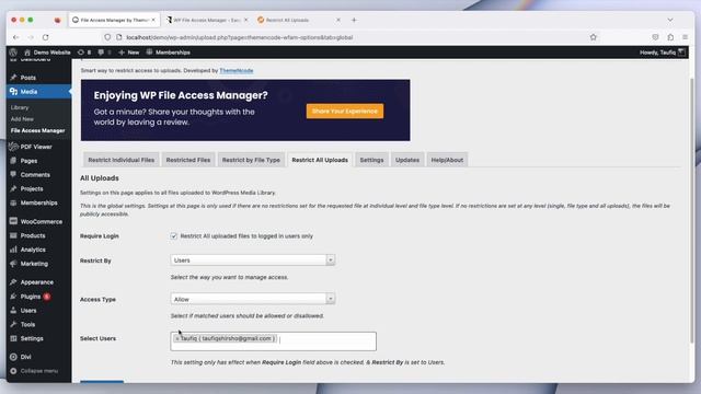 Restrict Access to All WordPress Uploads | Documentation Part 5 смотреть онлайн