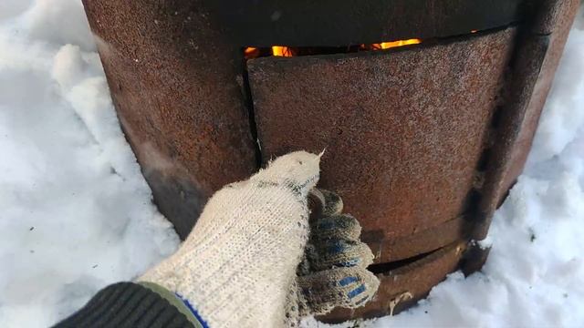 Обжиг медных проводов. Добываю медь. Заработок на отходах смотреть онлайн